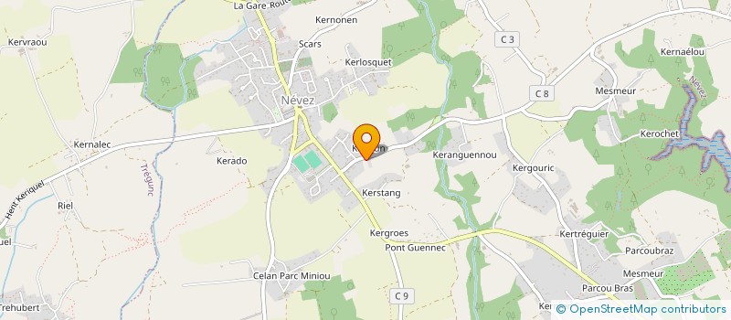 localisation de l'entreprise MADAME PASCALE MOULIN  NEVEZ