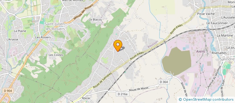 localisation de l'entreprise MADAME PASCALE MOULINIER  ROUSSON