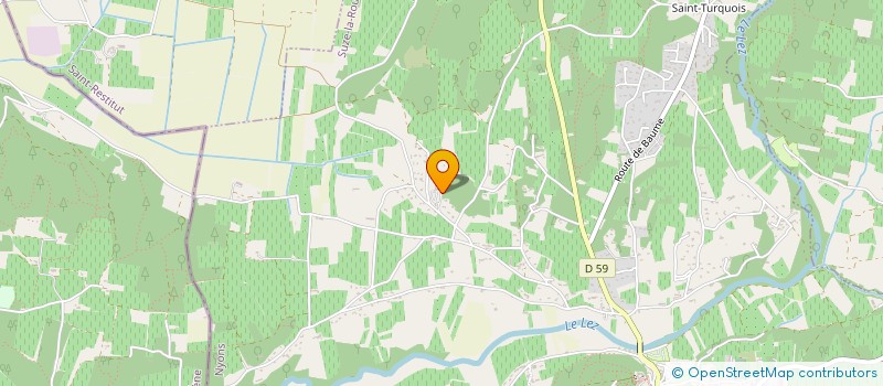 localisation de l'entreprise MADAME PASCALE MOURICAUD  SUZE-LA-ROUSSE