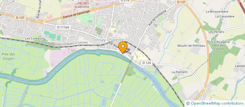 localisation de l'entreprise MADAME PASCALE MULLON à TONNAY-CHARENTE