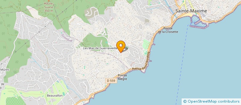localisation de l'entreprise MADAME PASCALE MUNOS à SAINTE-MAXIME