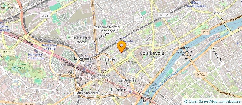 localisation de l'entreprise MADAME PASCALE NANTOIS à COURBEVOIE