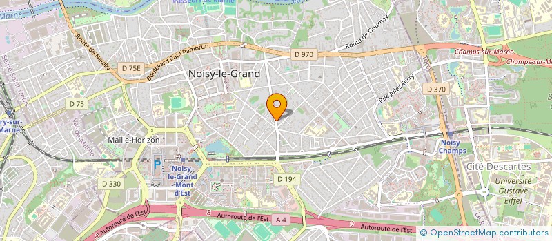 localisation de l'entreprise MADAME PASCALE NAREZO à NOISY-LE-GRAND