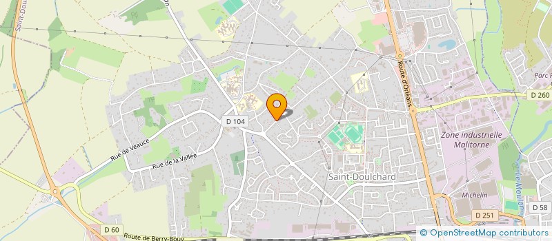 localisation de l'entreprise MADAME PASCALE NATHALIE FLAMANT  SAINT-DOULCHARD