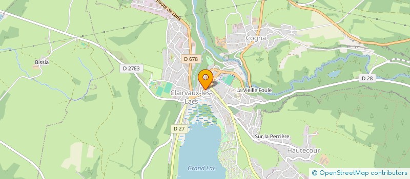 localisation de l'entreprise MADAME PASCALE NEGRI à CLAIRVAUX-LES-LACS