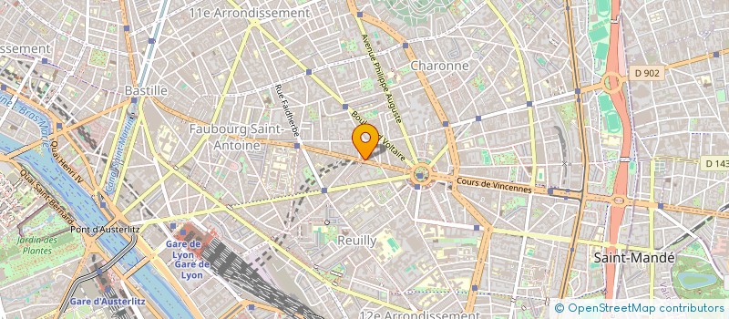 localisation de l'entreprise MADAME PASCALE NESSON  PARIS 11