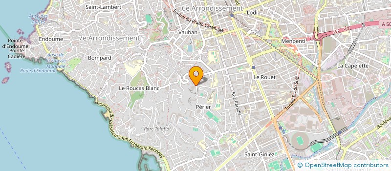 localisation de l'entreprise MADAME PASCALE NEVEU à MARSEILLE