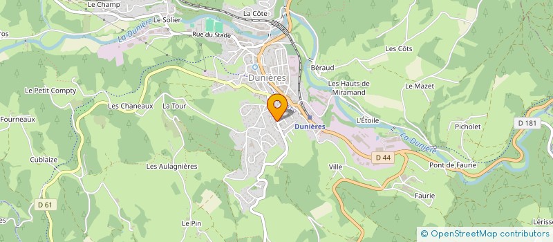 localisation de l'entreprise MADAME PASCALE NICCOLI  DUNIERES