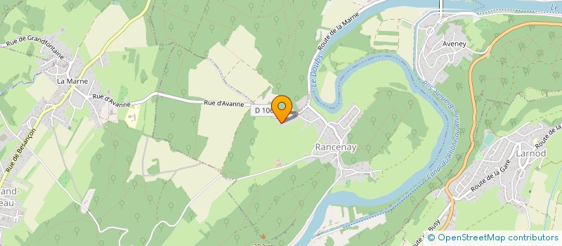 localisation de l'entreprise MADAME PASCALE NICOD  RANCENAY