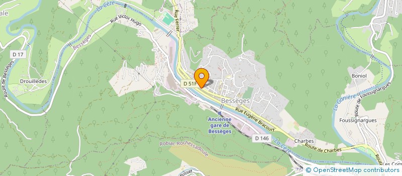 localisation de l'entreprise MADAME PASCALE NICOLAI  BESSEGES