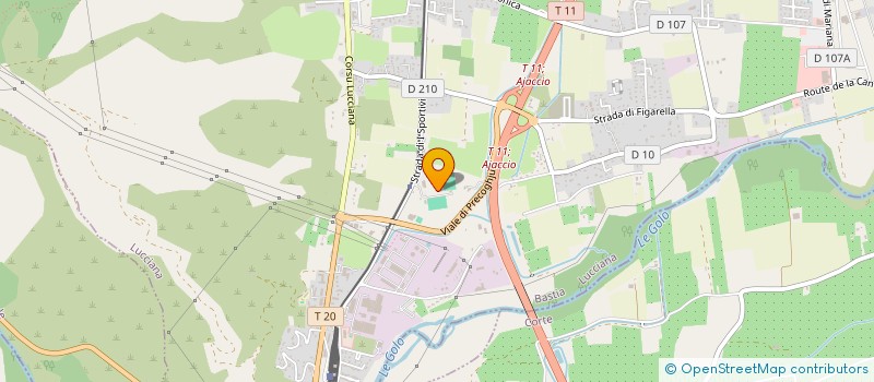 localisation de l'entreprise MADAME PASCALE ORSINI  LUCCIANA