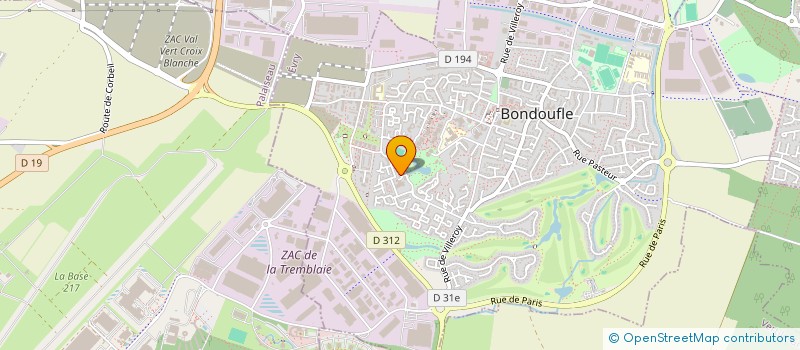 localisation de l'entreprise MADAME PASCALE PABIOU à BONDOUFLE