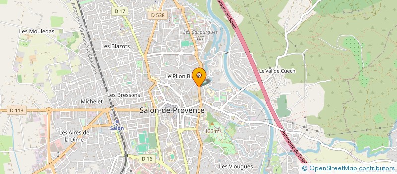 localisation de l'entreprise MADAME PASCALE PAGANON à SALON-DE-PROVENCE