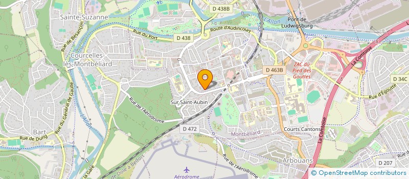 localisation de l'entreprise MADAME PASCALE PAICHEUR  MONTBELIARD