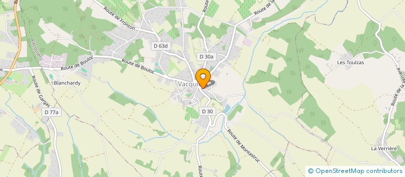 localisation de l'entreprise MADAME PASCALE PALMADE  VACQUIERS