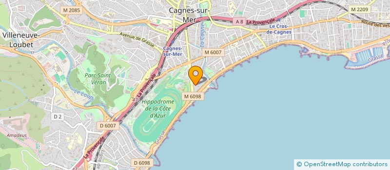 localisation de l'entreprise MADAME PASCALE PAOLI  CAGNES-SUR-MER