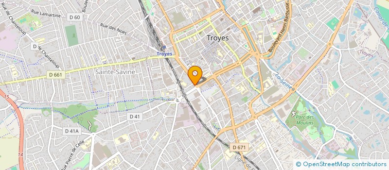 localisation de l'entreprise MADAME PASCALE PARIGOT à TROYES