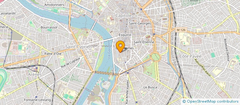 localisation de l'entreprise MADAME PASCALE PARRA  TOULOUSE