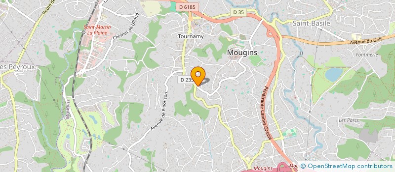 localisation de l'entreprise MADAME PASCALE PASTOUREL à MOUGINS