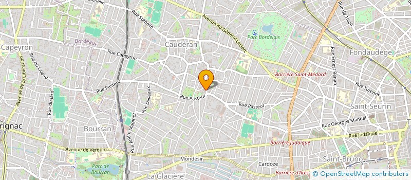 localisation de l'entreprise MADAME PASCALE PERDON à BORDEAUX