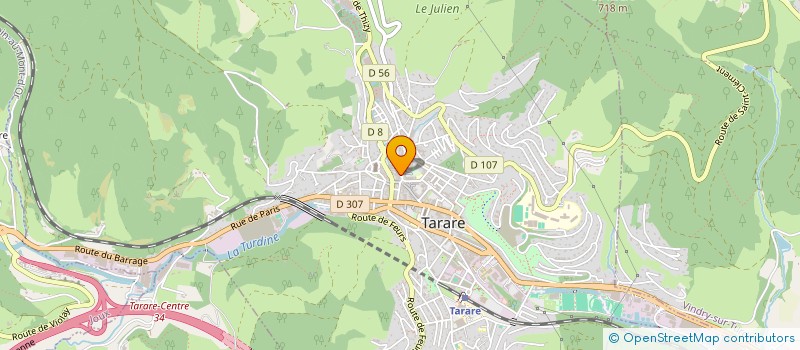 localisation de l'entreprise MADAME PASCALE PERRIER  TARARE