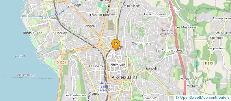 localisation de l'entreprise MADAME PASCALE PERRIN à AIX-LES-BAINS