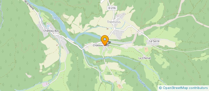 localisation de l'entreprise MADAME PASCALE PERRIN  TREMINIS