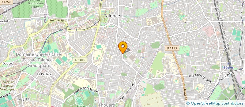 localisation de l'entreprise MADAME PASCALE PERRIQUET  TALENCE