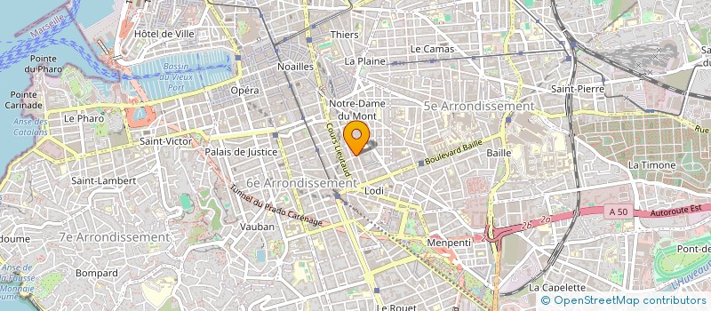 localisation de l'entreprise MADAME PASCALE PERROTTO à MARSEILLE