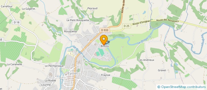 localisation de l'entreprise MADAME PASCALE PERTHUIS  EYMET