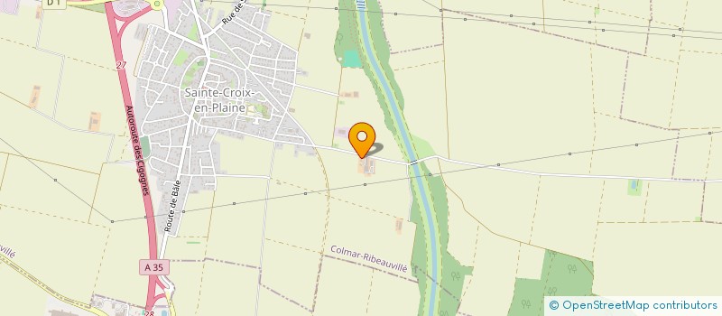 localisation de l'entreprise MADAME PASCALE PETER  SAINTE-CROIX-EN-PLAINE