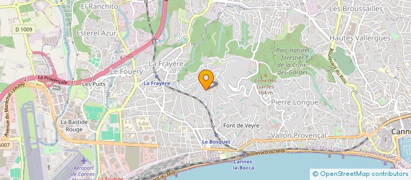 localisation de l'entreprise MADAME PASCALE PETIT  CANNES