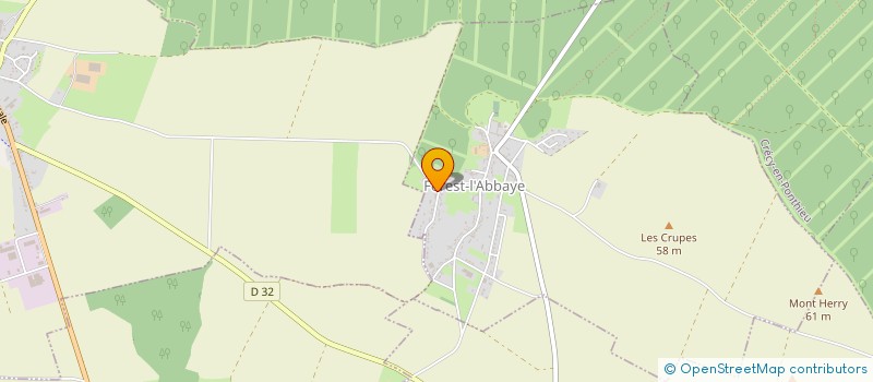 localisation de l'entreprise MADAME PASCALE PETIT  FOREST-L'ABBAYE