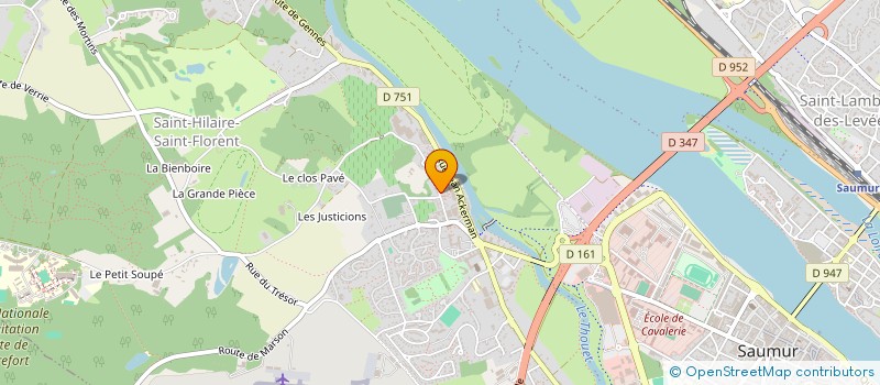 localisation de l'entreprise MADAME PASCALE PETITOUT à SAUMUR