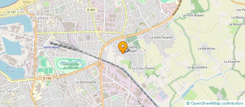 localisation de l'entreprise MADAME PASCALE PETITPAS à SAINT-MALO