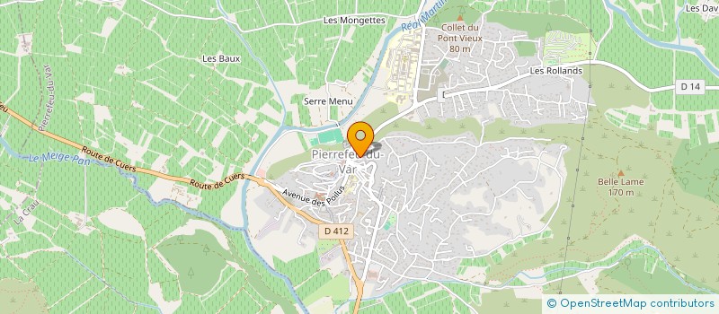 localisation de l'entreprise MADAME PASCALE PETRIER  PIERREFEU-DU-VAR