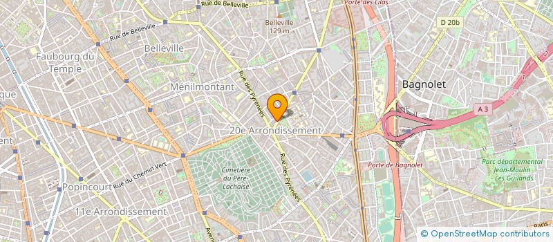 localisation de l'entreprise MADAME PASCALE PEUCHMAUR  PARIS