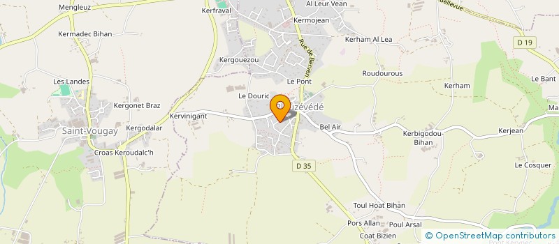 localisation de l'entreprise MADAME PASCALE PHILIP  PLOUZEVEDE