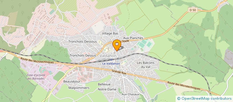 localisation de l'entreprise MADAME PASCALE PHILIPPE  VALDAHON