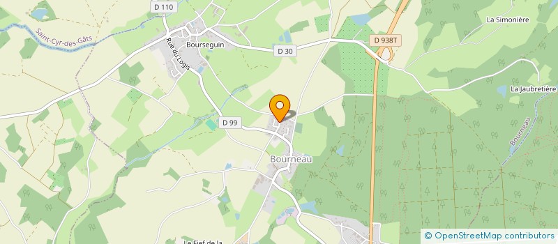 localisation de l'entreprise MADAME PASCALE PHILIPPE  BOURNEAU