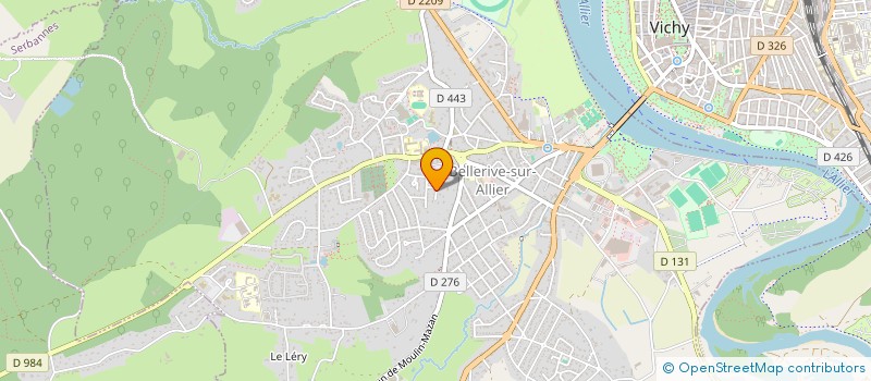 localisation de l'entreprise MADAME PASCALE PHILIPPE  BELLERIVE-SUR-ALLIER