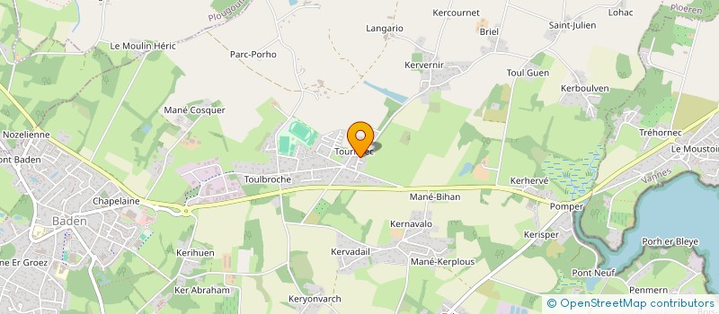 localisation de l'entreprise MADAME PASCALE PICARD  BADEN