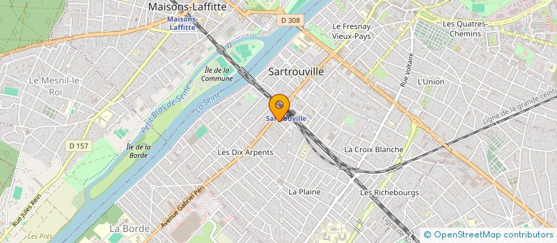 localisation de l'entreprise MADAME PASCALE PIERRE à SARTROUVILLE