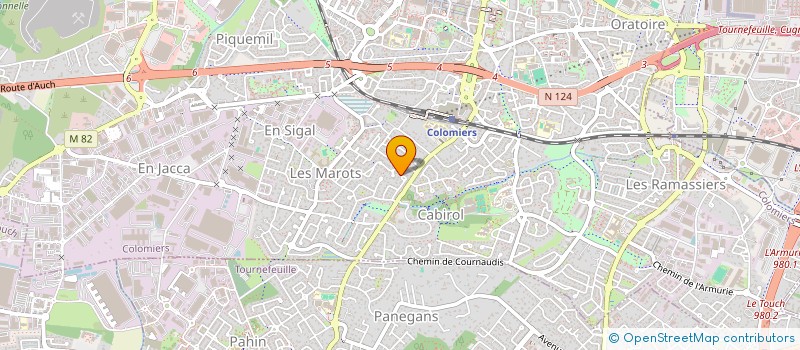 localisation de l'entreprise MADAME PASCALE PIGATTO à COLOMIERS
