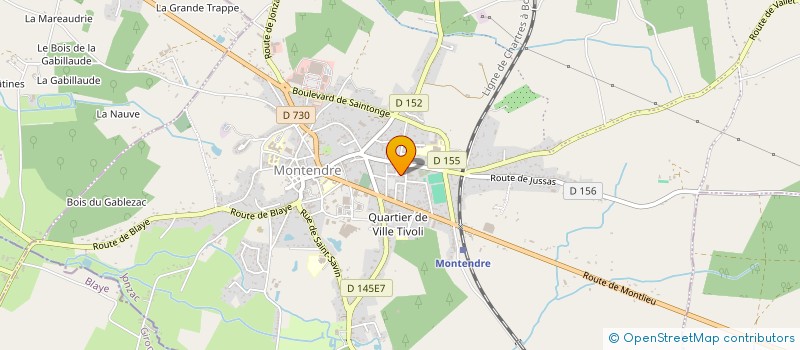 localisation de l'entreprise MADAME PASCALE PIGEAU  MONTENDRE