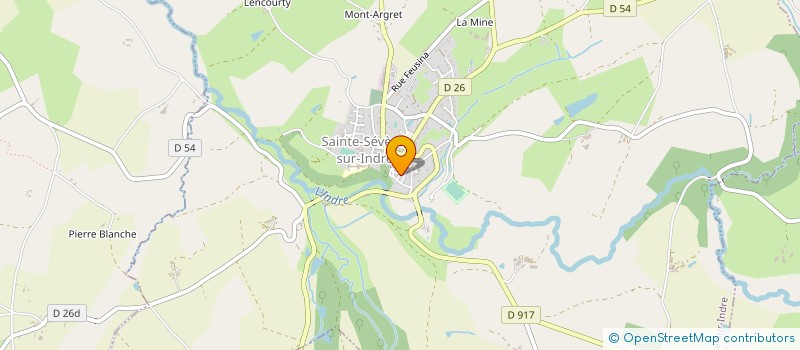 localisation de l'entreprise MADAME PASCALE PILLOT à SAINTE-SEVERE-SUR-INDRE