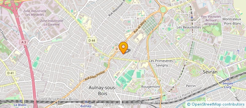 localisation de l'entreprise MADAME PASCALE PINCHON à AULNAY-SOUS-BOIS