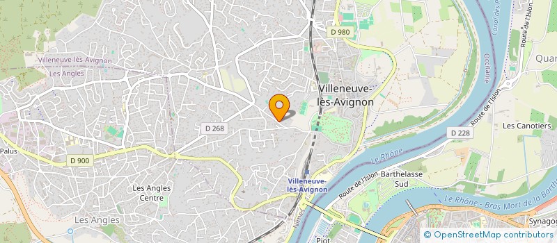 localisation de l'entreprise MADAME PASCALE PINET  LES ANGLES