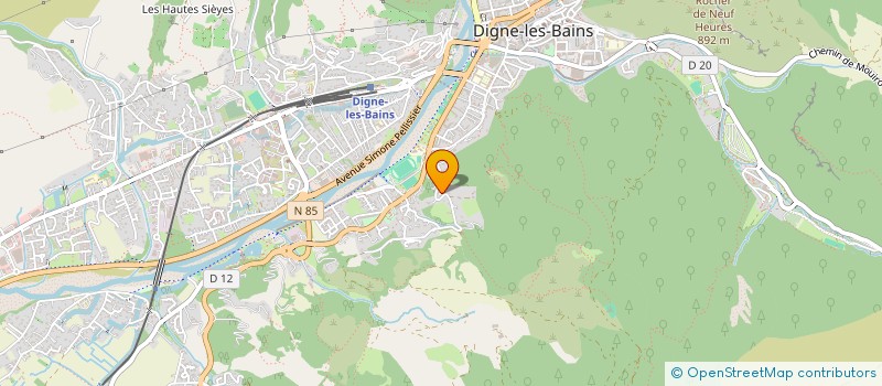 localisation de l'entreprise MADAME PASCALE PIOCH à DIGNE-LES-BAINS