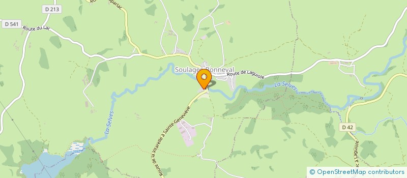 localisation de l'entreprise MADAME PASCALE PIOTTE  ARGENCES EN AUBRAC